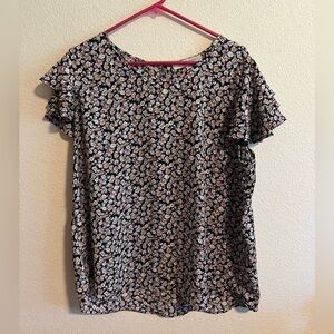Sweet Rain Floral Blouse Size 2X